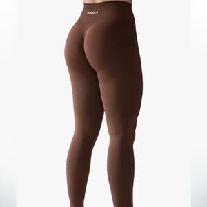 AUROLA Workout Leggings for Women Seamless Scrunch Tights Yoga Pants Medium